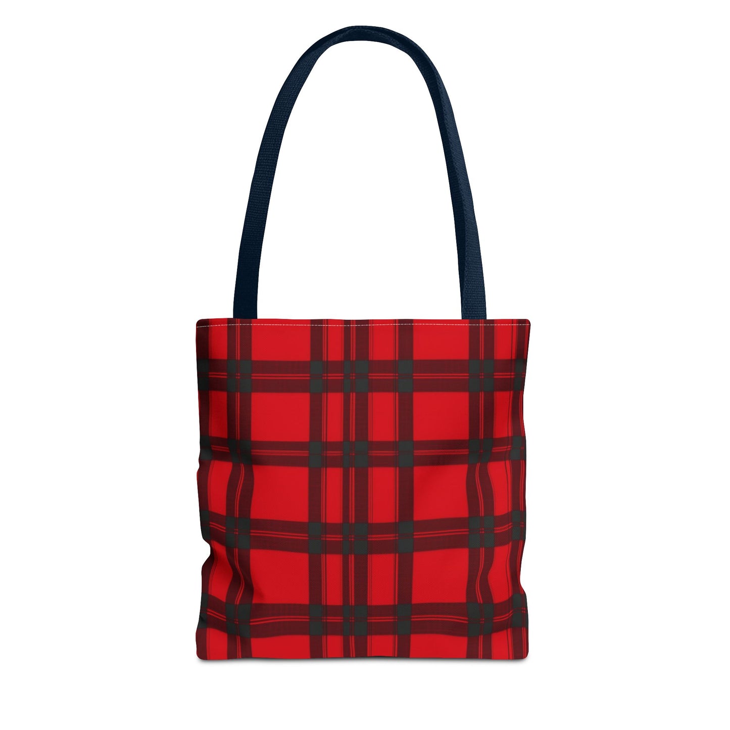 Classic Red and Black Plaid Tote Bag (AOP)