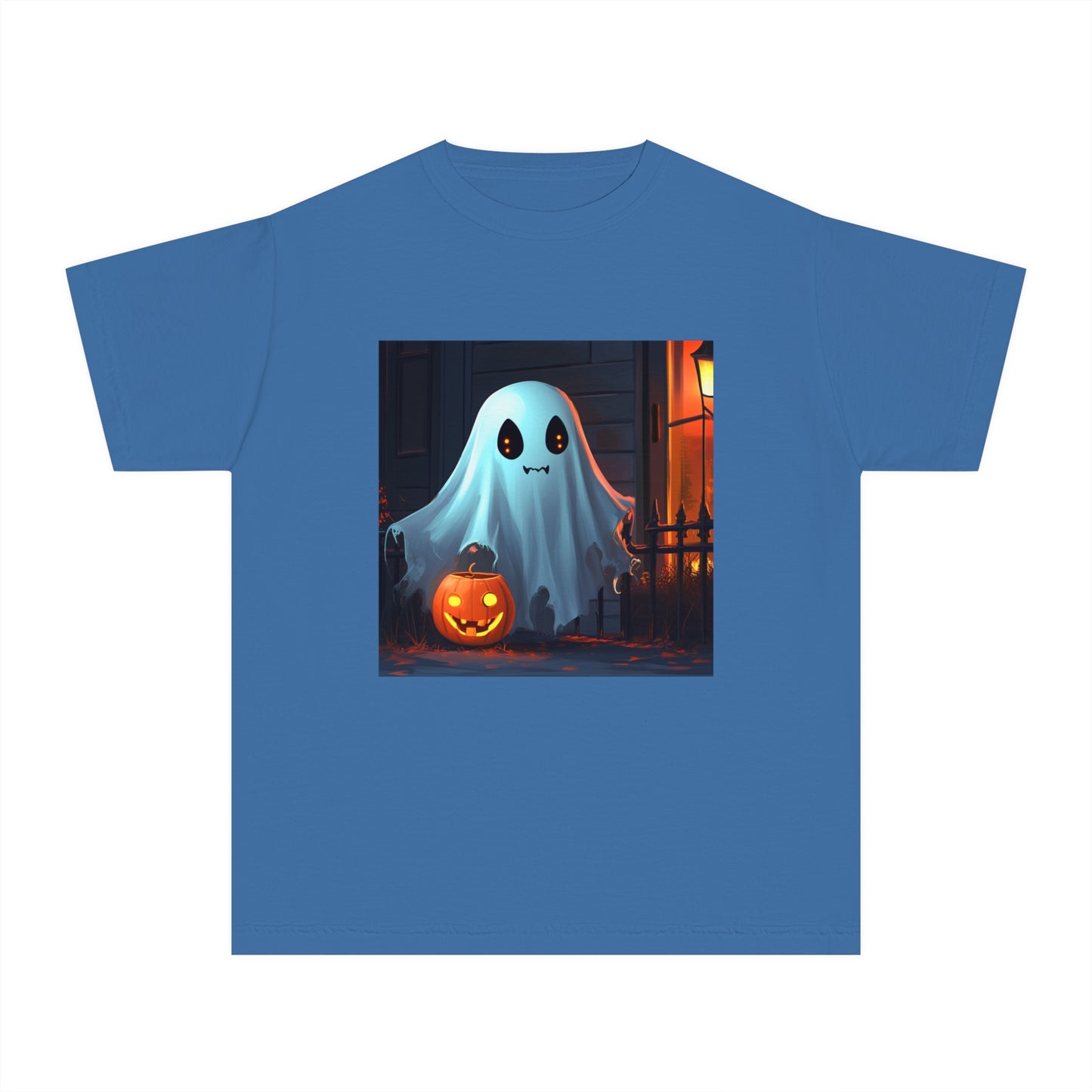 Ghost Trick or Treating Youth Midweight Tee