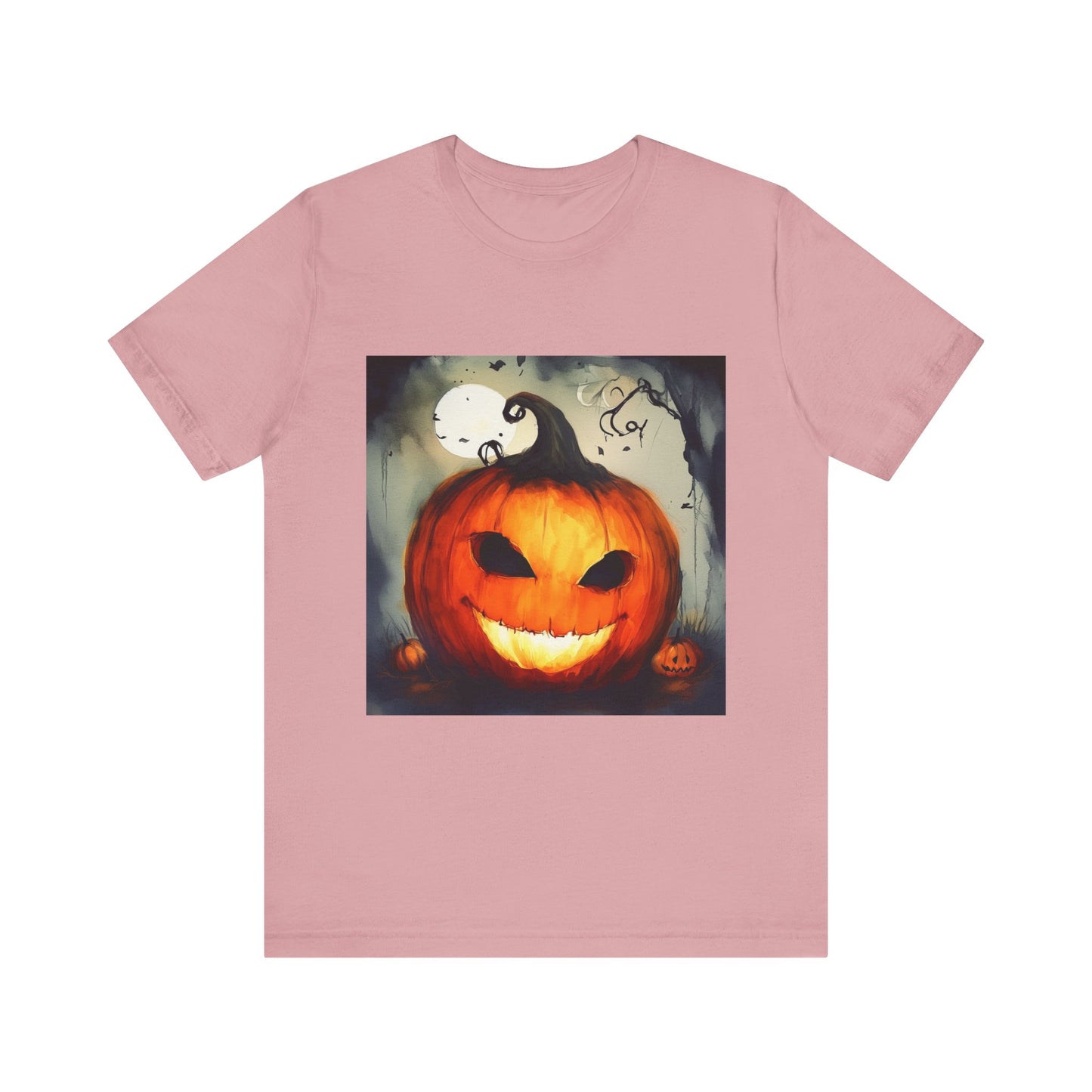 Spooky Jack o Lantern Unisex Jersey Short Sleeve Tee