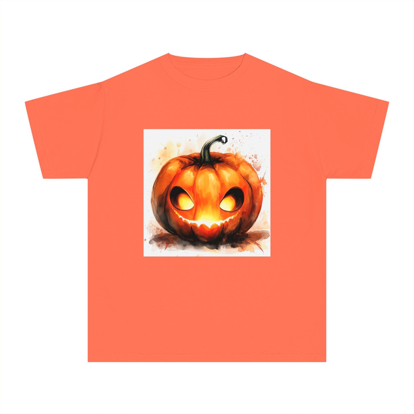 Cute Happy Jack o' Lantern Youth Midweight Tee