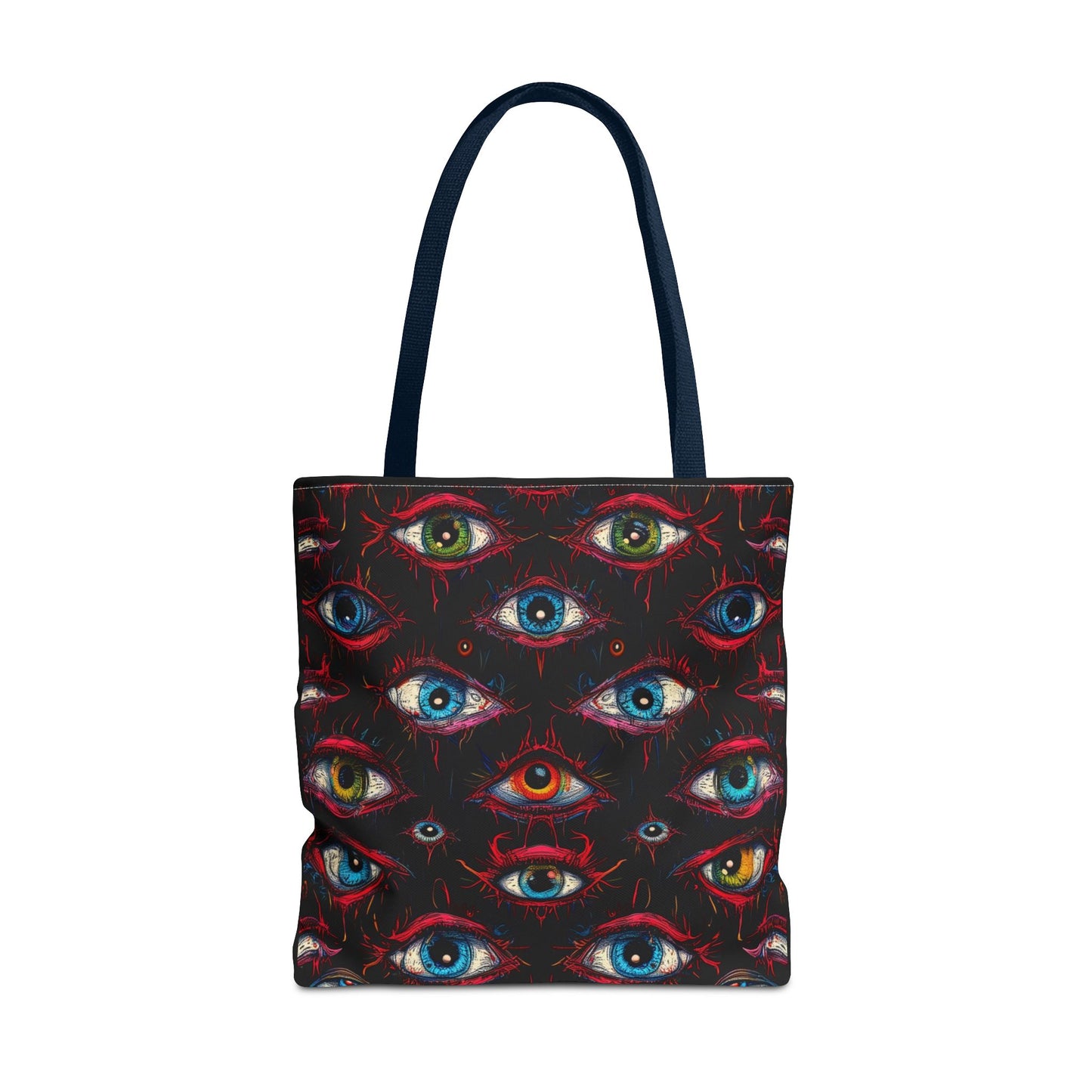 Creepy Eye Pattern Tote Bag (AOP)