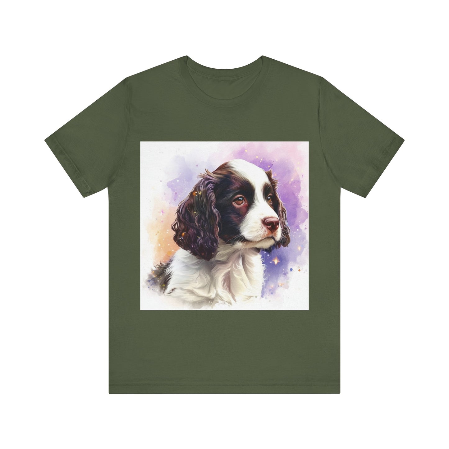 Cute Springer Spaniel Unisex Jersey Short Sleeve Tee