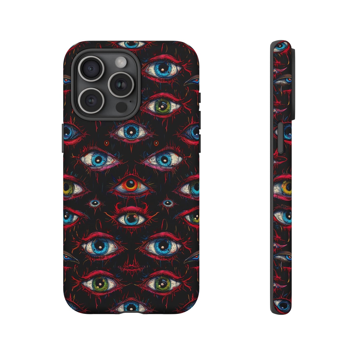 Creepy Eye Pattern Tough Cases