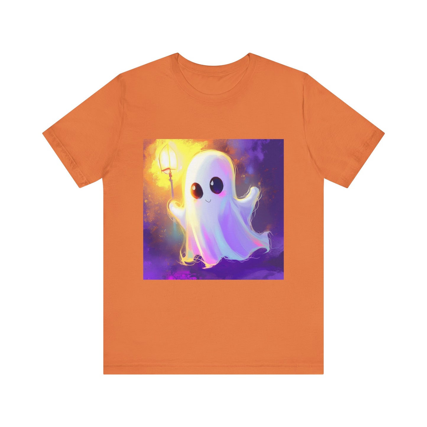 Cute Cartoon Ghost Unisex Jersey Short Sleeve Tee