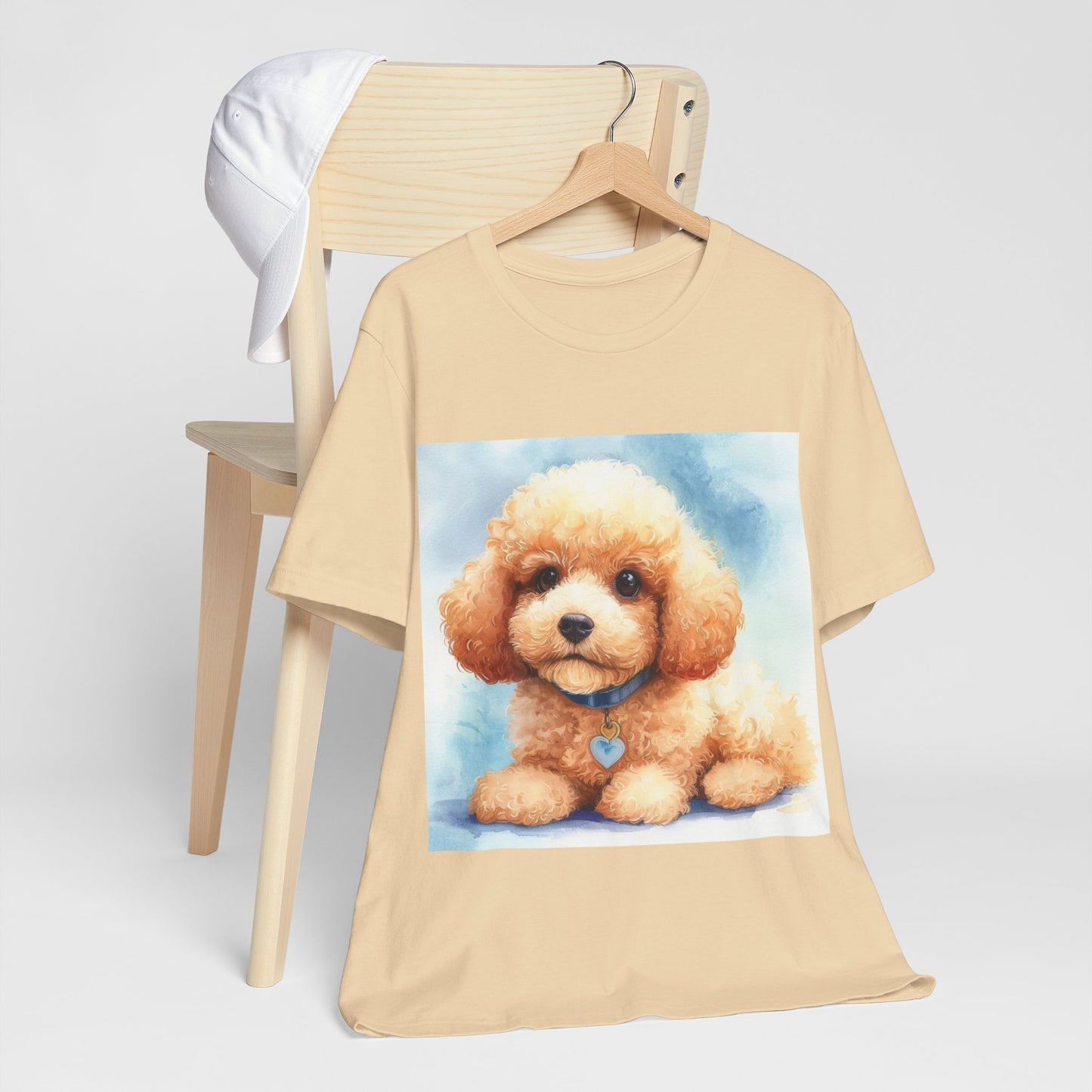 Poodle Puppy Unisex Jersey Short Sleeve Tee