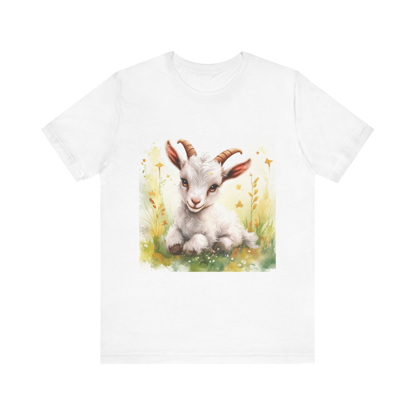 Cute Goat Unisex Jersey Short Sleeve Tee