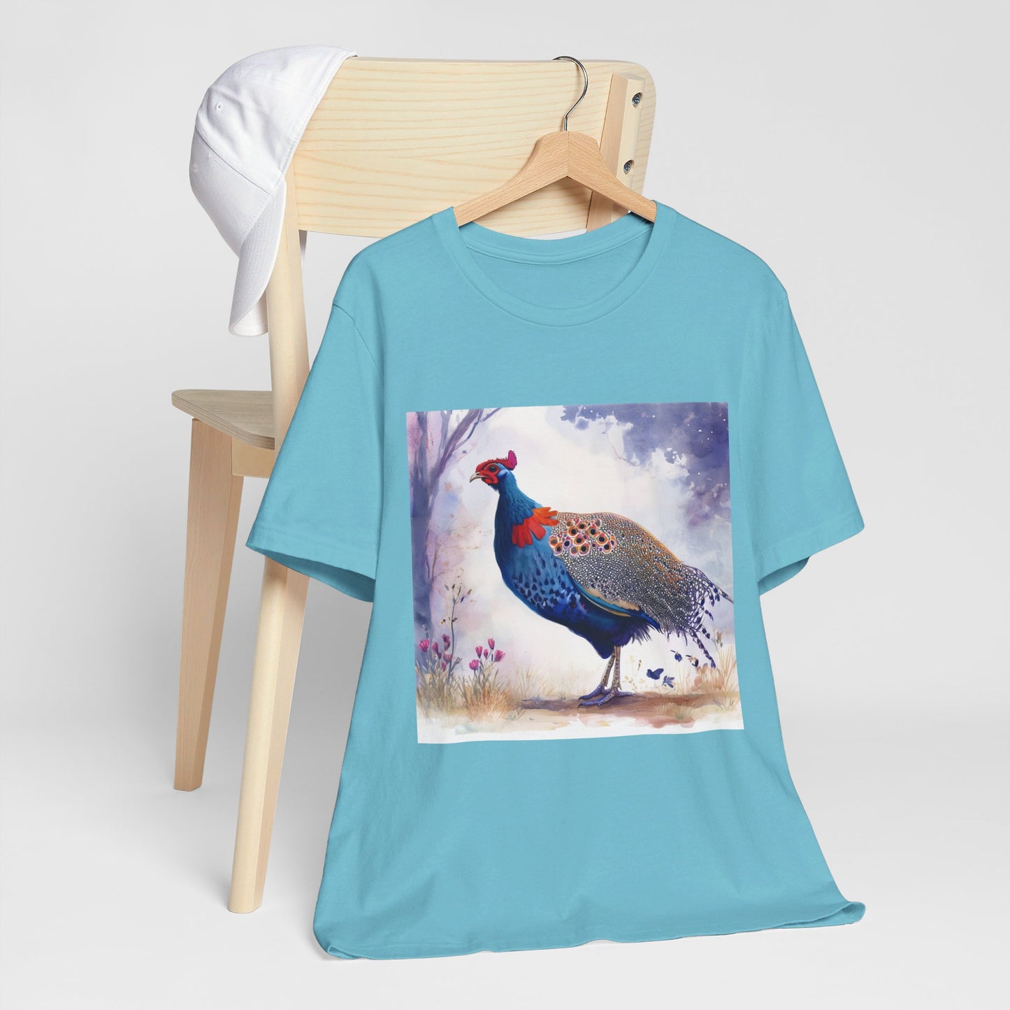 Cute Guinea Fowl Unisex Jersey Short Sleeve Tee