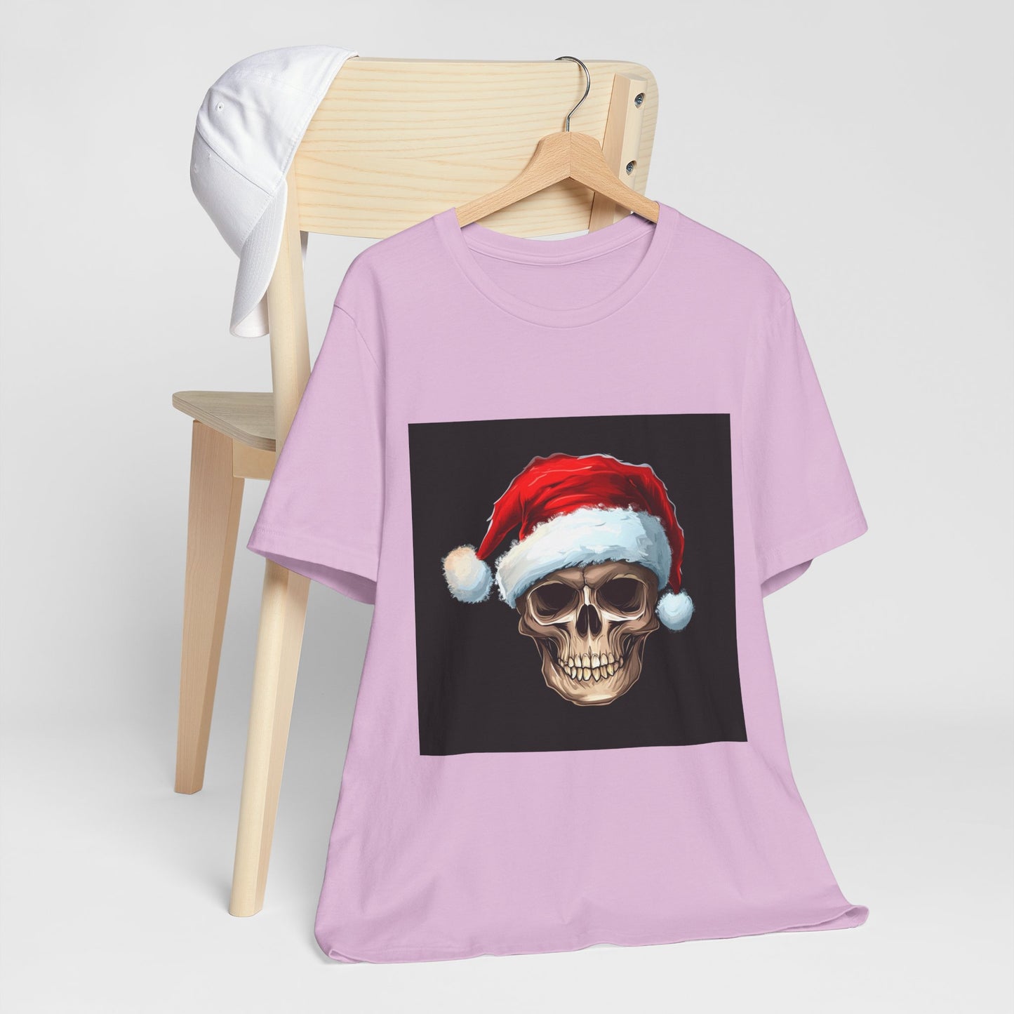 Santa Hat Skull Unisex Jersey Tee