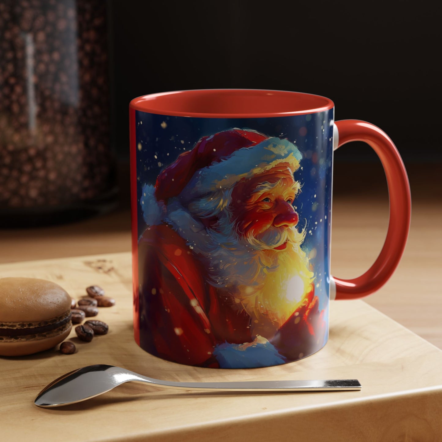 Santa Claus Accent Coffee Mug (11, 15oz)