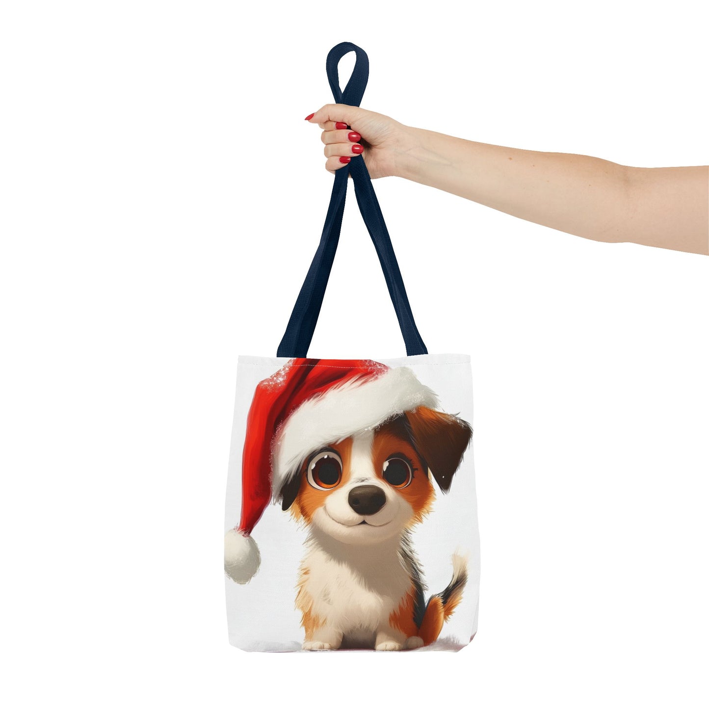 Festive Puppy Tote Bag (AOP)