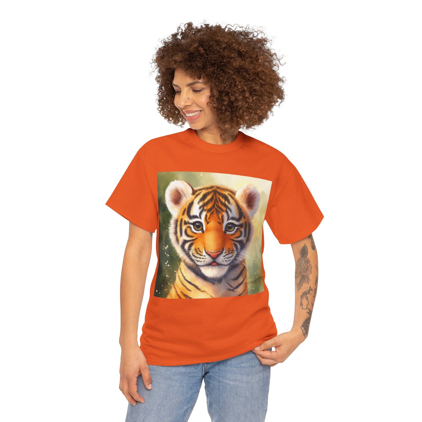 Baby Tiger Unisex Heavy Cotton Tee