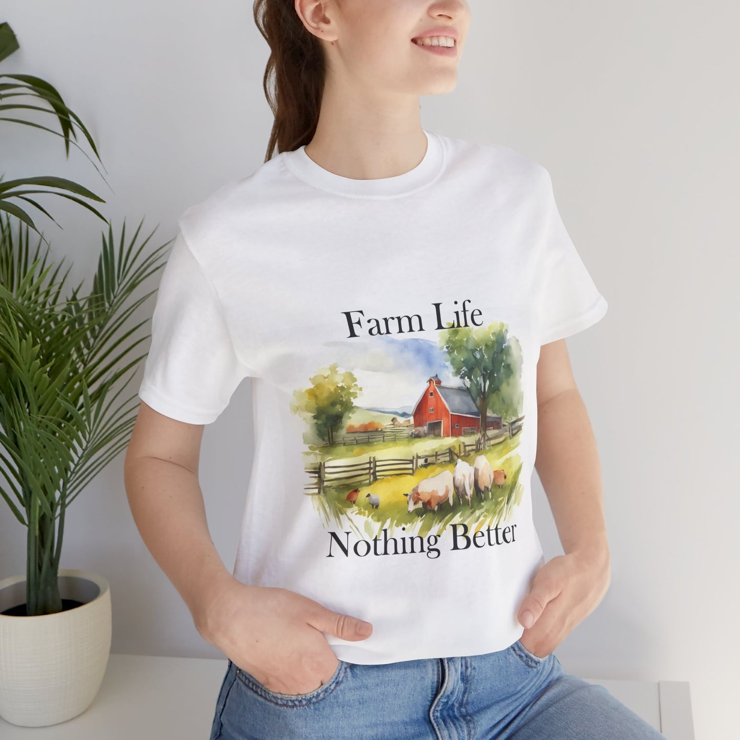 Farm Life Unisex Jersey Short Sleeve Tee