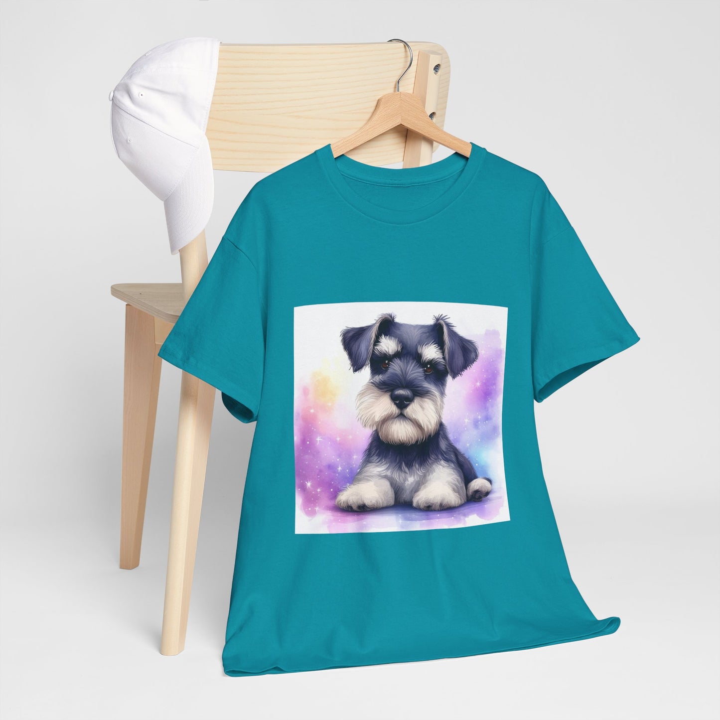 Schnauzer Puppy Unisex Heavy Cotton Tee