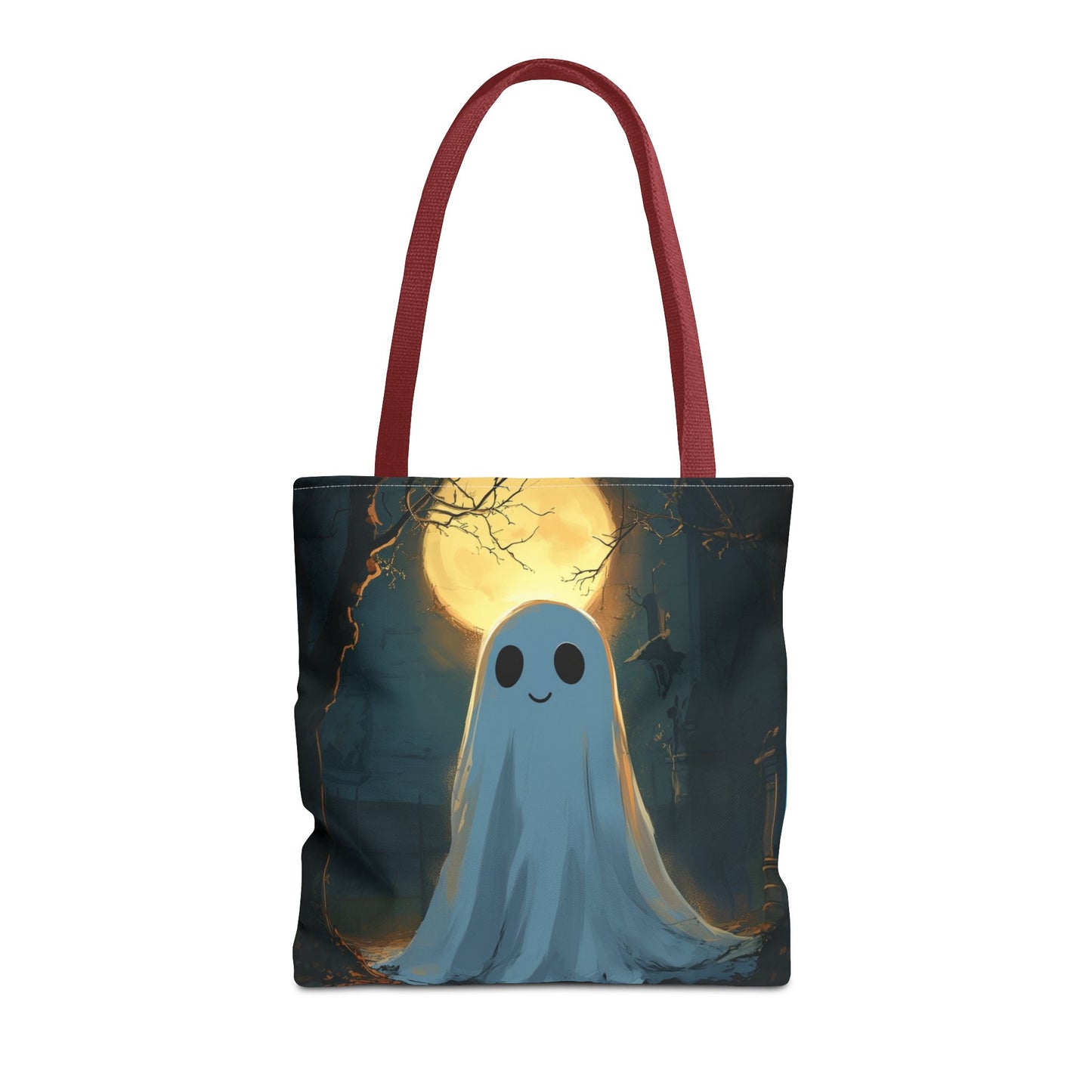 Cute Ghost Tote Bag (AOP)