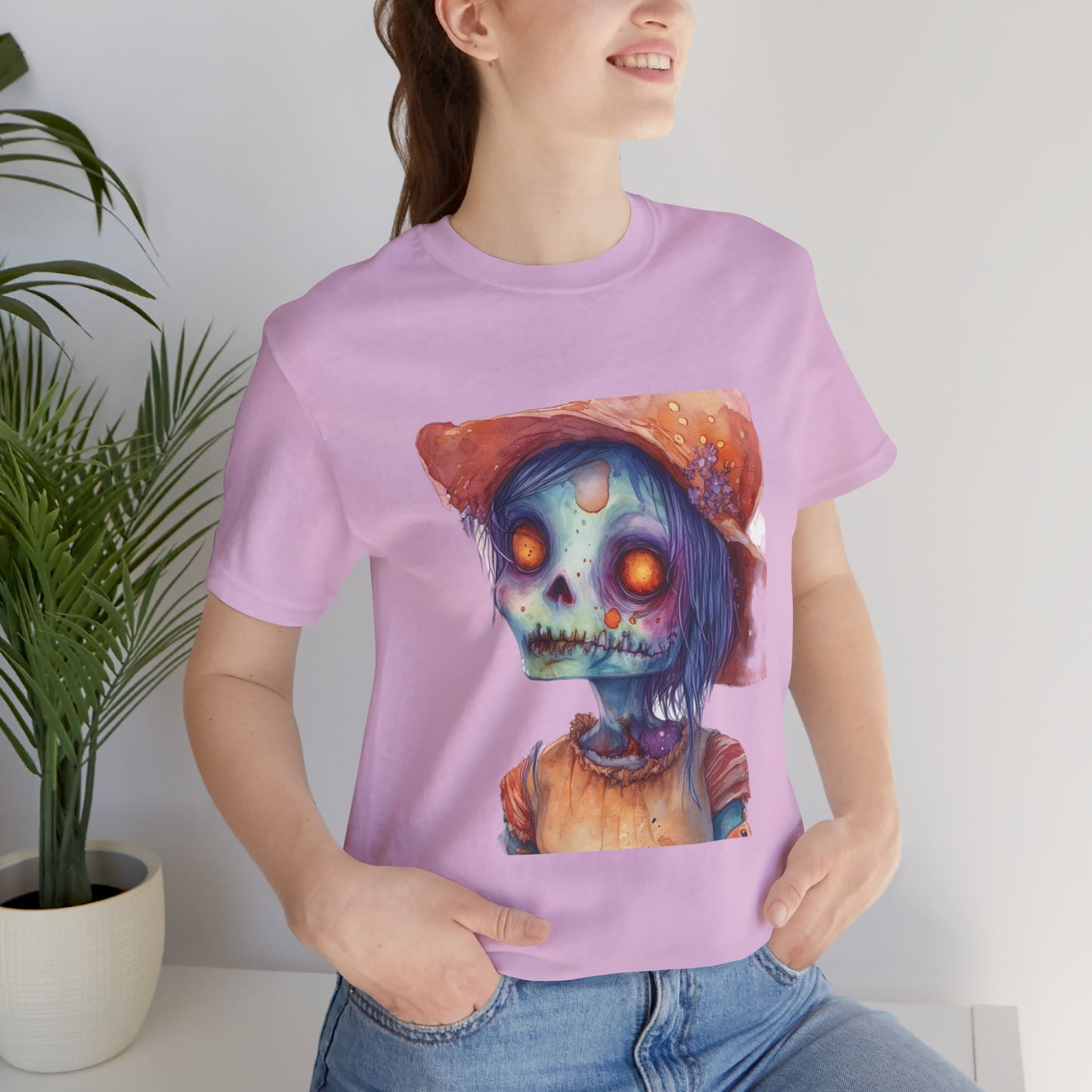 Cute Zombie Unisex Jersey Short Sleeve Tee