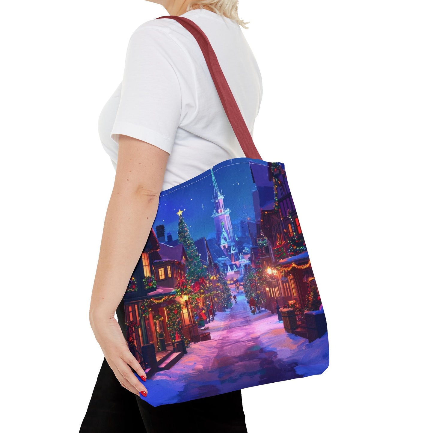 Holiday Town Tote Bag (AOP)