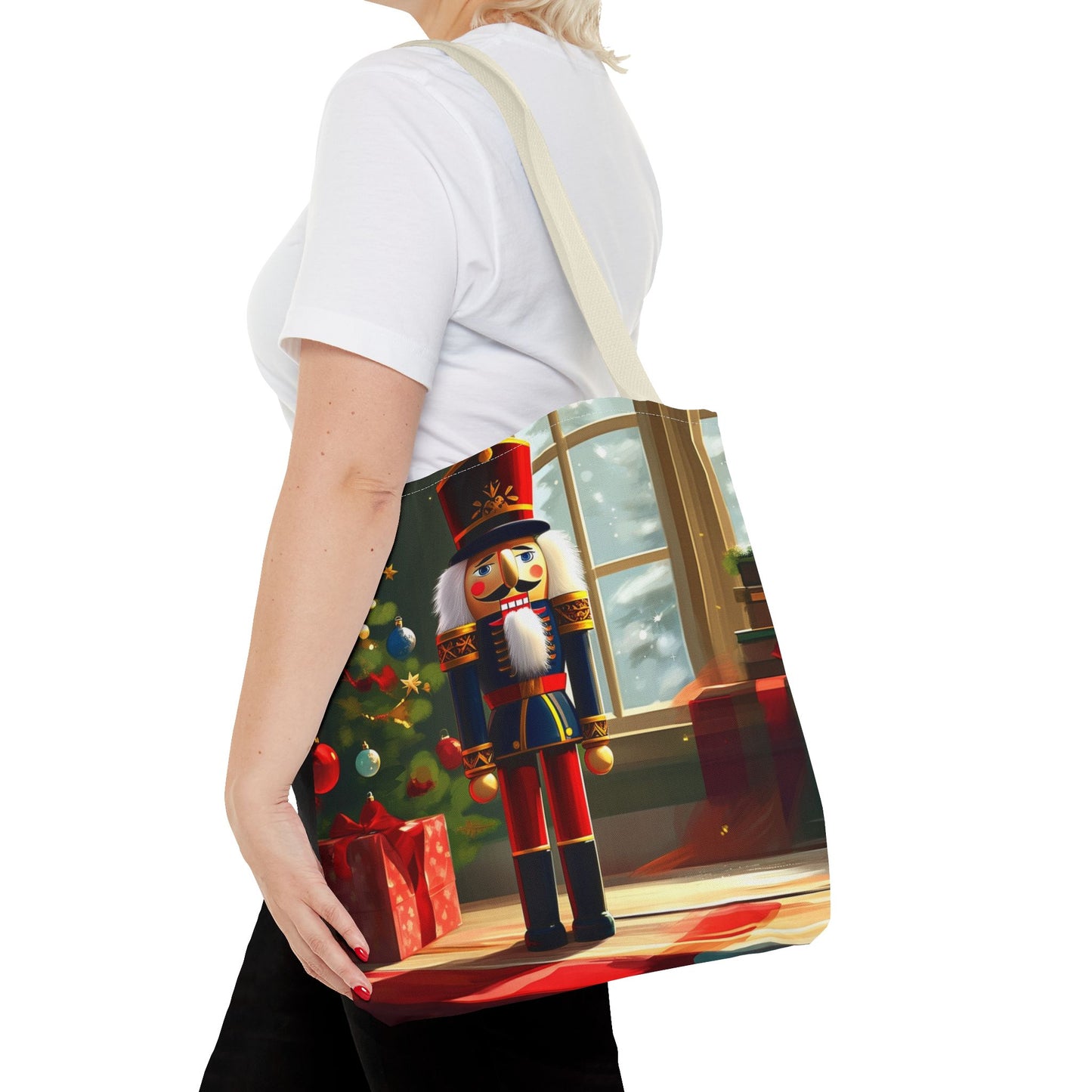 Holiday Nutcracker Tote Bag (AOP)