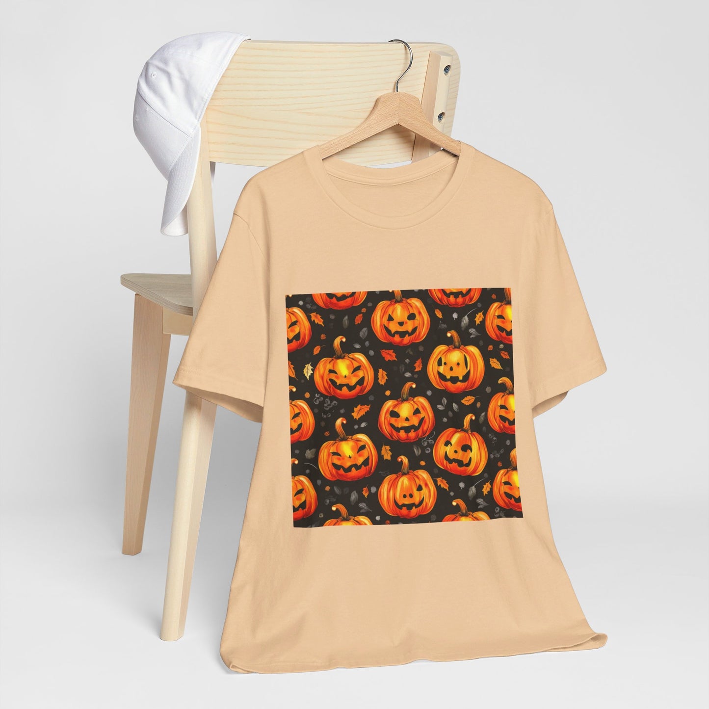 Cute Pumpkin Pattern Unisex Jersey Short Sleeve Tee