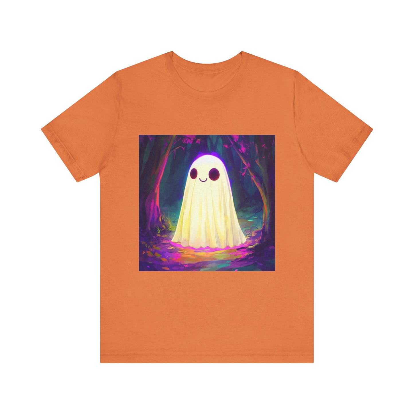 Cute Neon Ghost Unisex Jersey Short Sleeve Tee