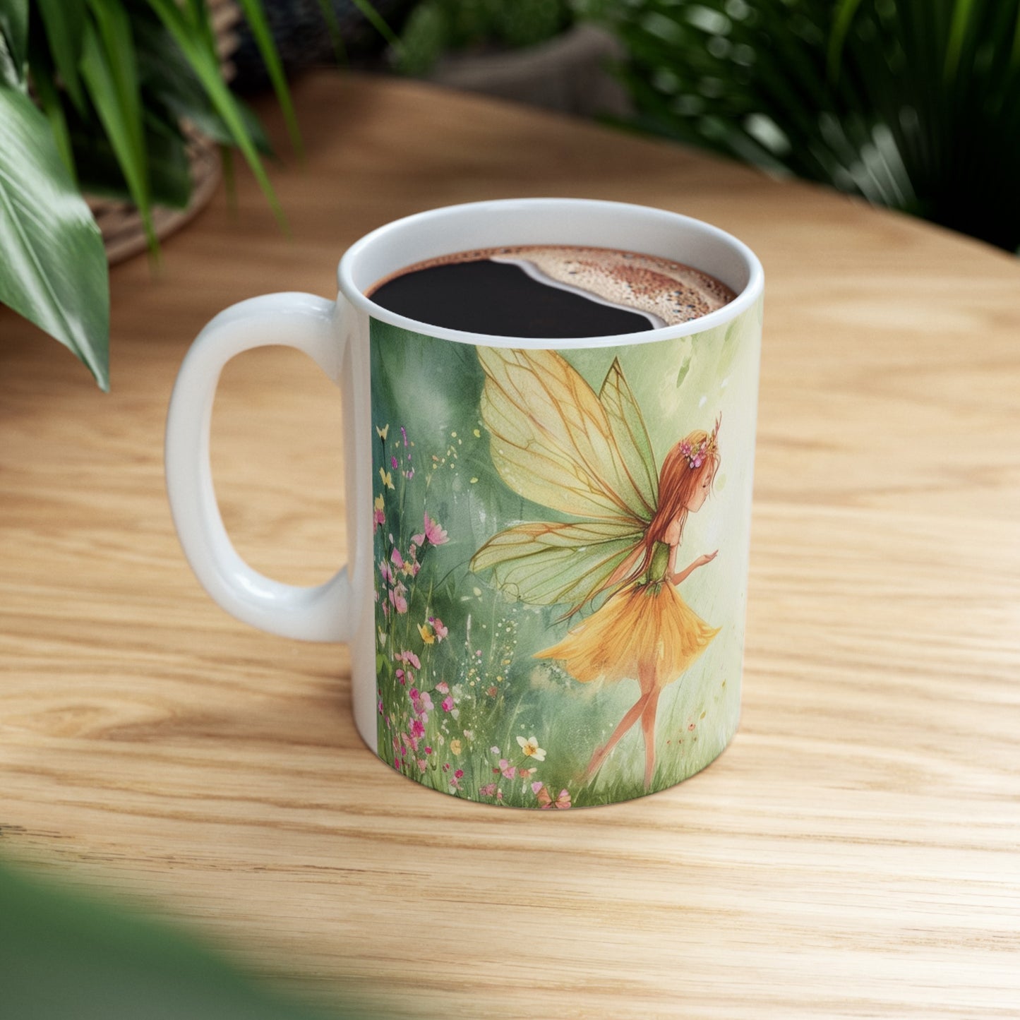 Garden Fairies Ceramic Mug, (11oz, 15oz)