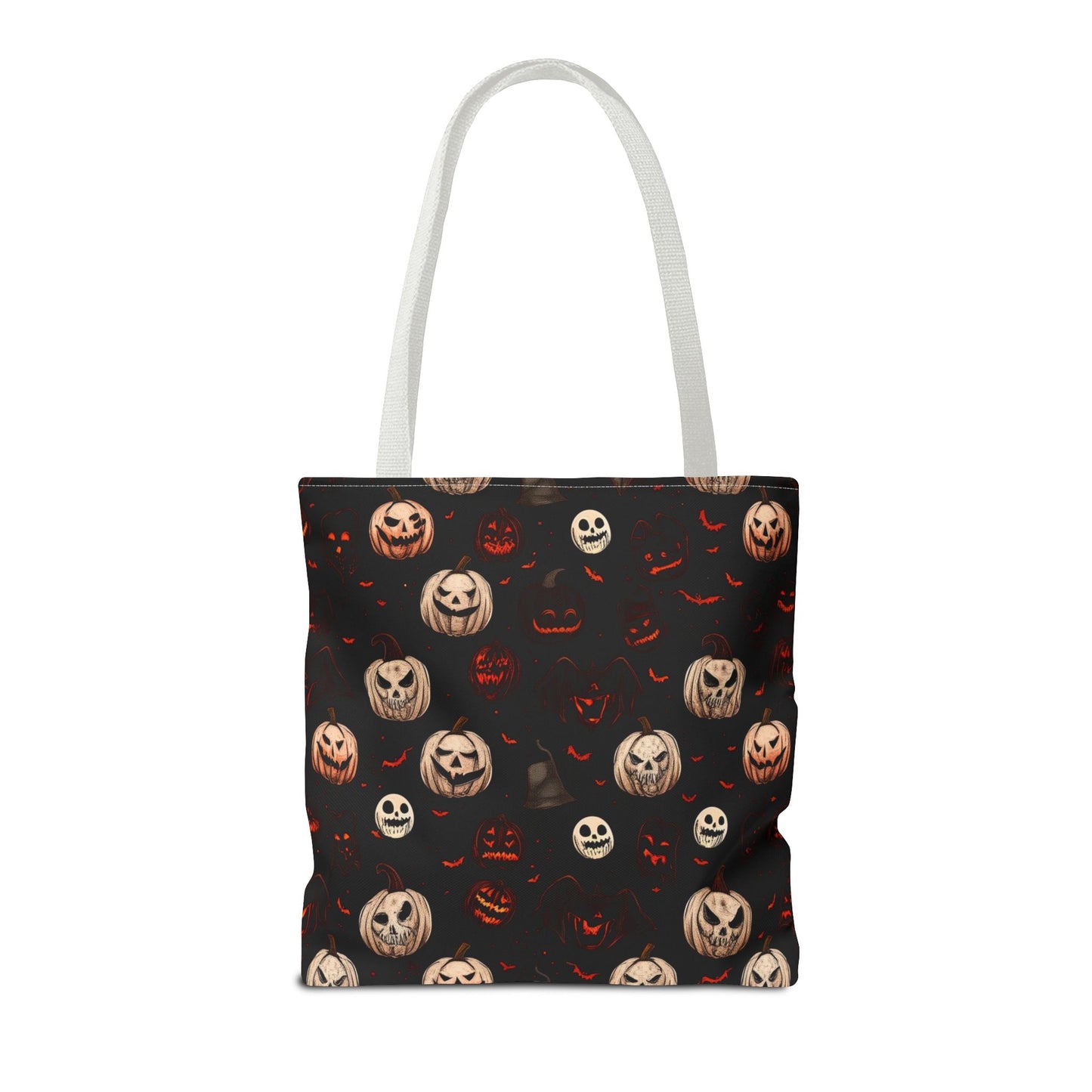 Spooky Halloween Pattern Tote Bag (AOP)