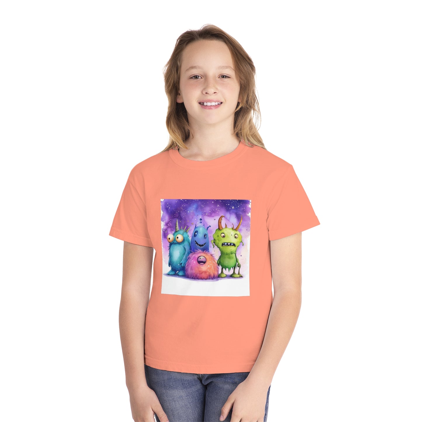 Cartoon Movie Monsters Youth Midweight Tee