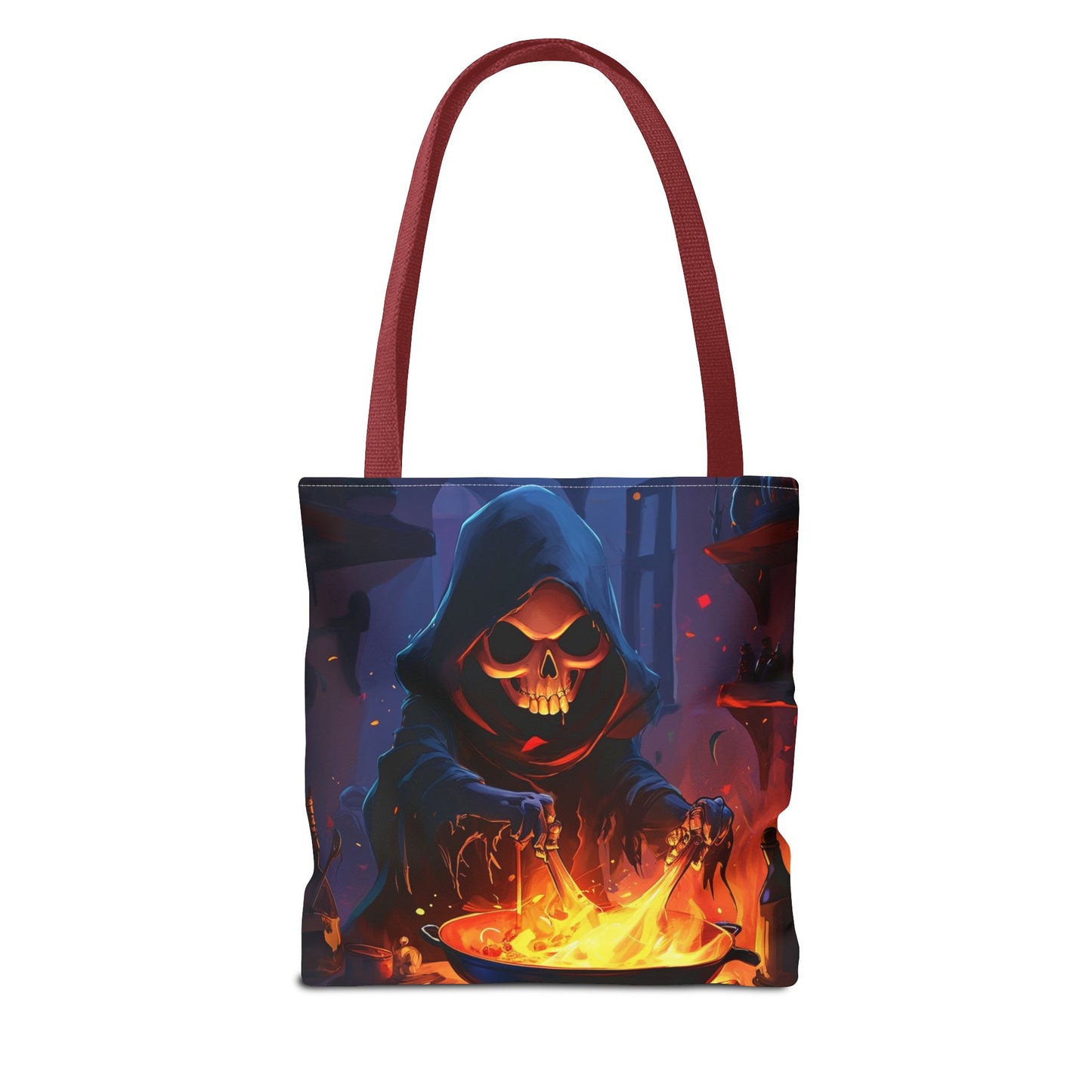 Dark Grim Reaper Cooking Tote Bag (AOP)