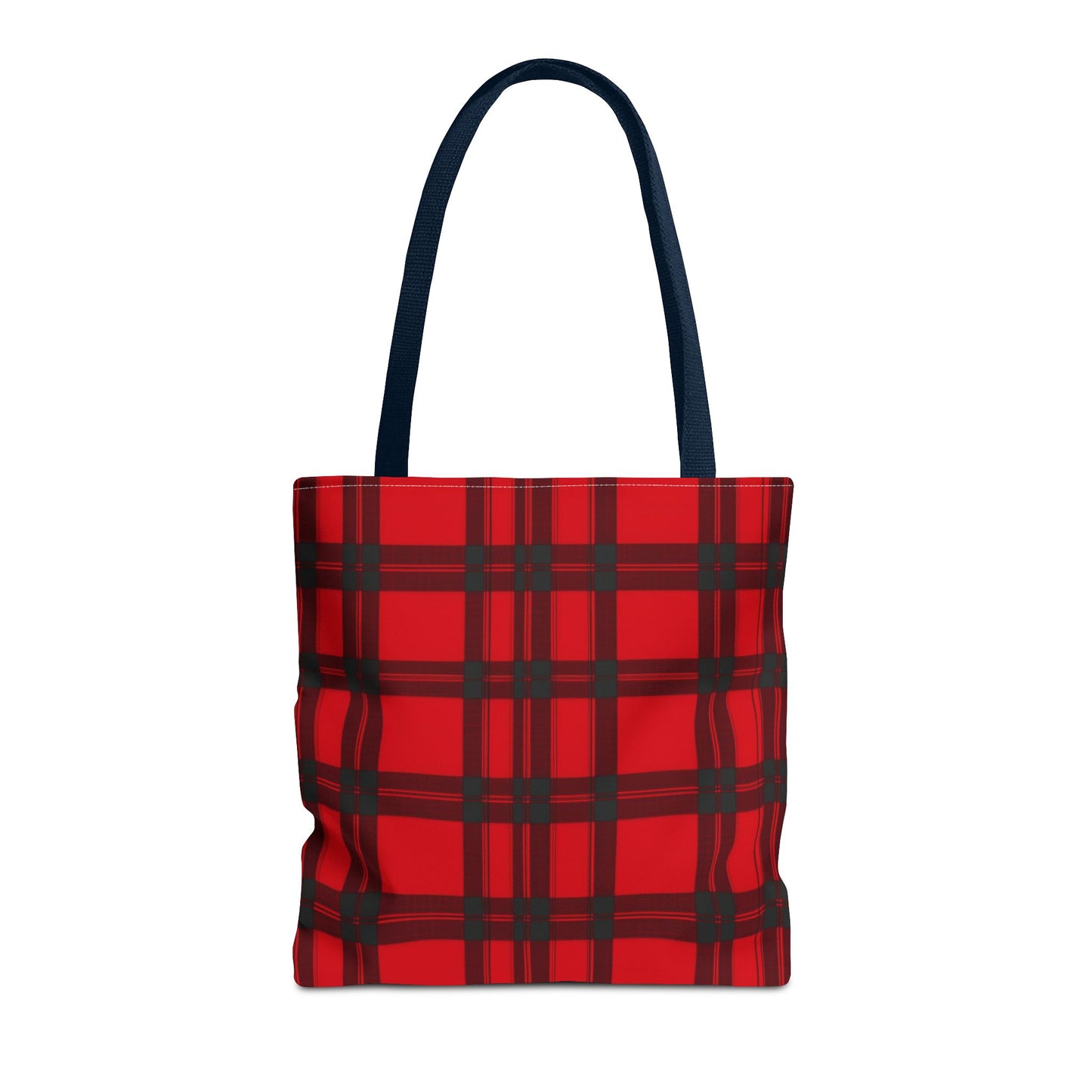 Classic Red and Black Plaid Tote Bag (AOP)