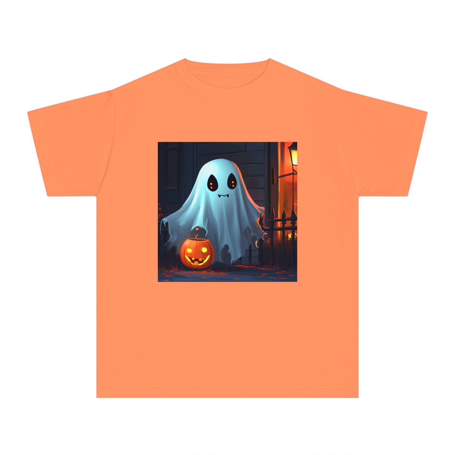 Ghost Trick or Treating Youth Midweight Tee