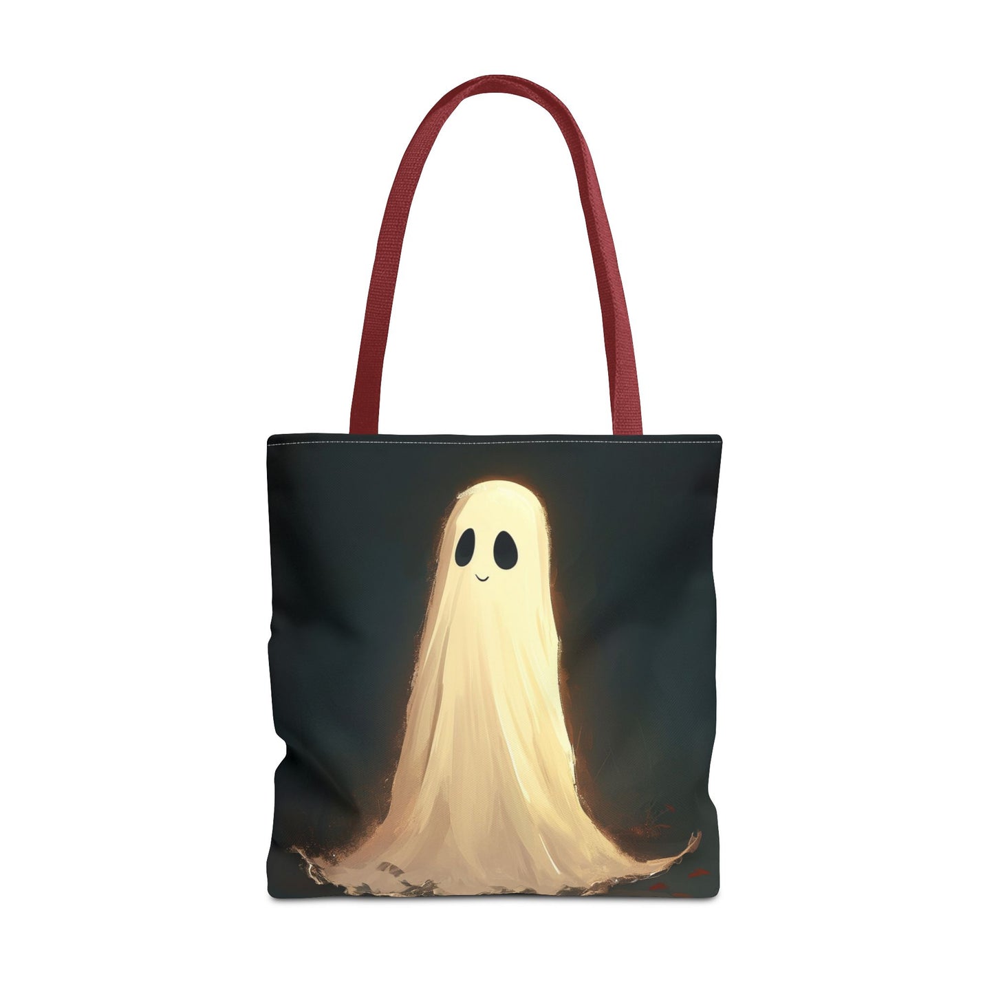 Happy Spooky Ghost Tote Bag (AOP)