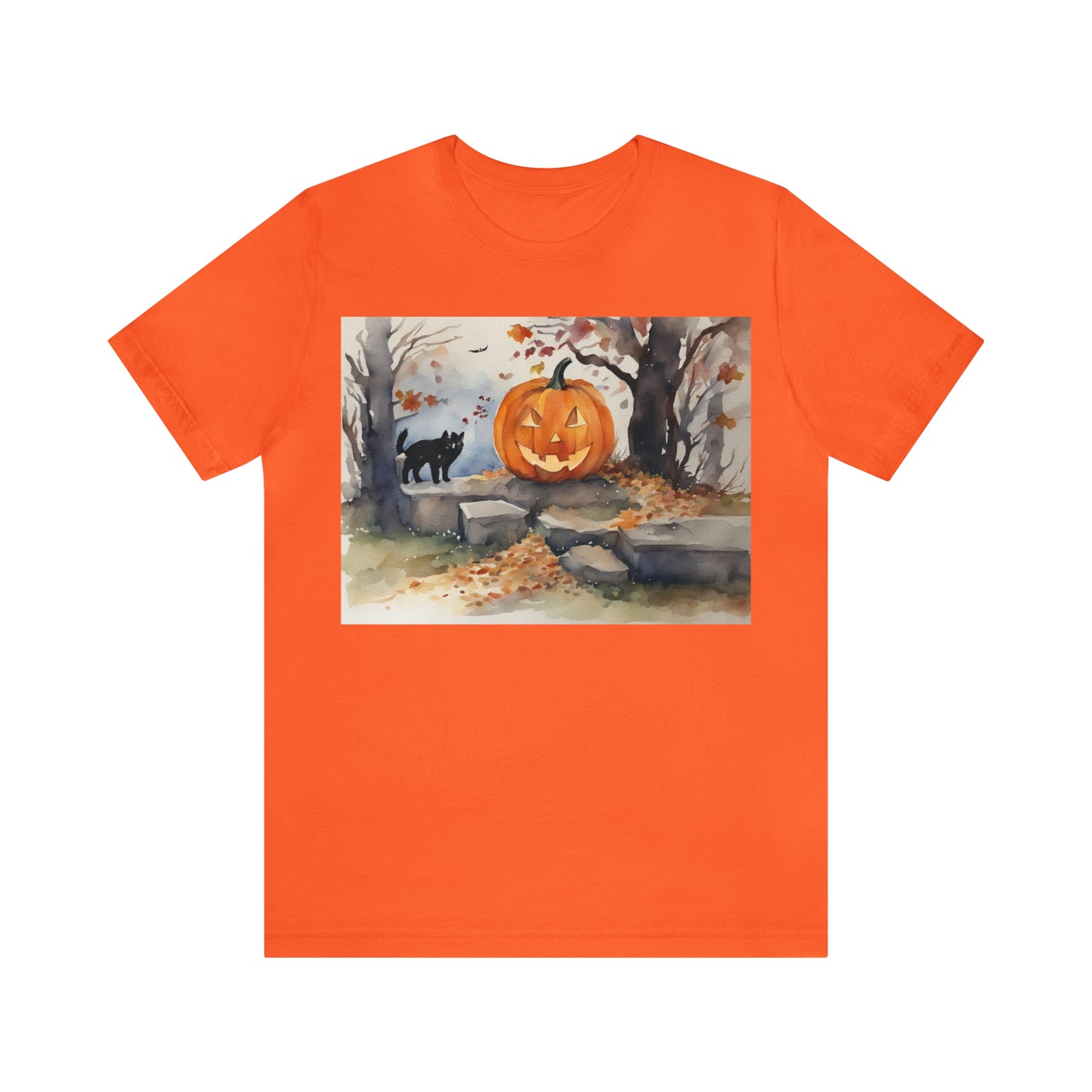 Halloween Jacko-lantern Unisex Jersey Short Sleeve Tee