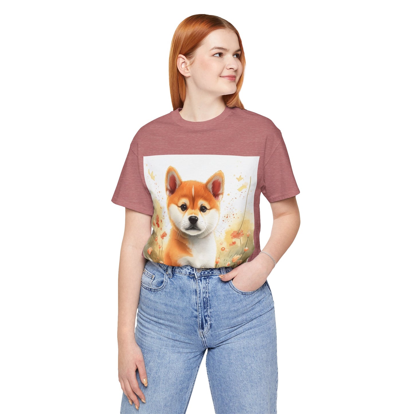 Shiba Inu Unisex Jersey Short Sleeve Tee