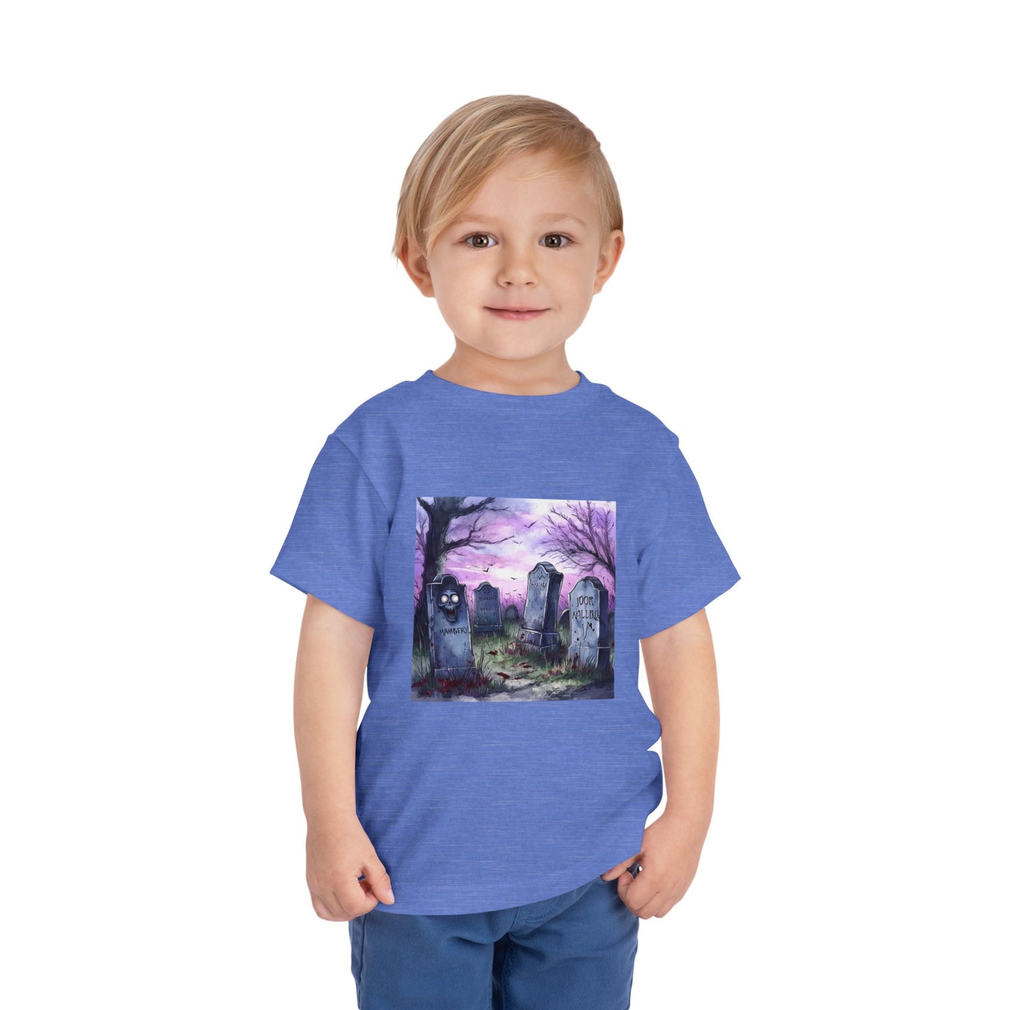 Purple Graveyard Toddler Short Sleeve Tee