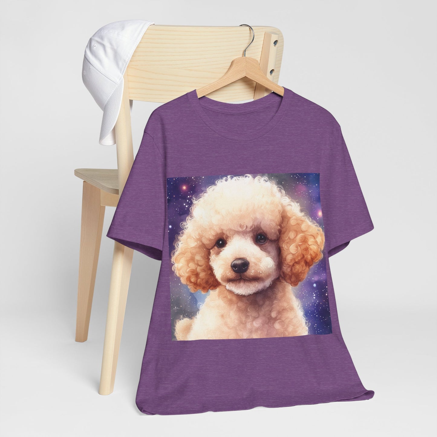 Fluffy Poodle Unisex Jersey Short Sleeve Tee