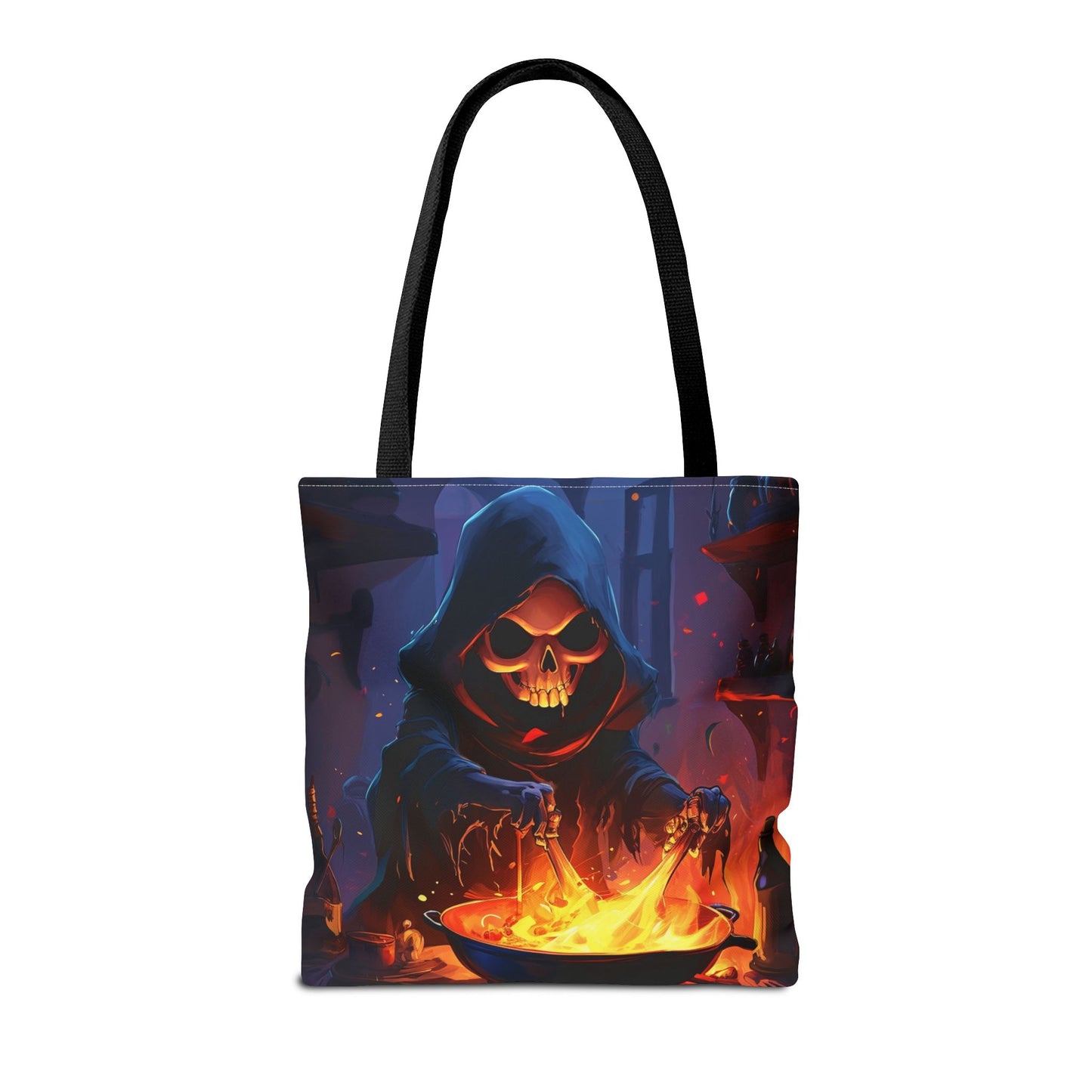 Dark Grim Reaper Cooking Tote Bag (AOP)