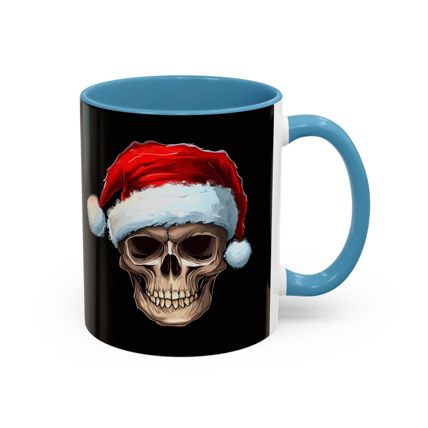 Gothic Christmas Skull Mug Accent Coffee Mug (11, 15oz)