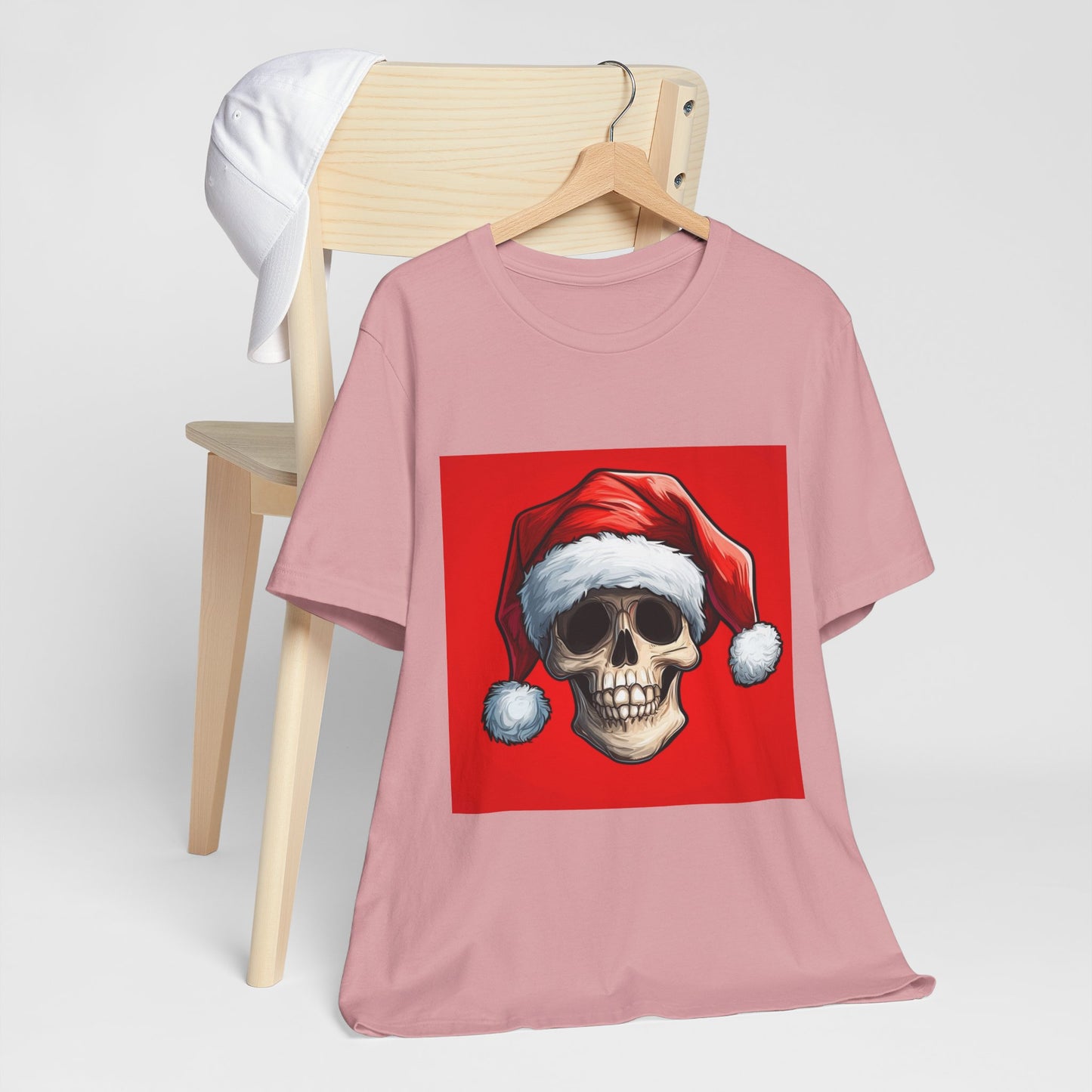 Spooky Jester Santa Skull