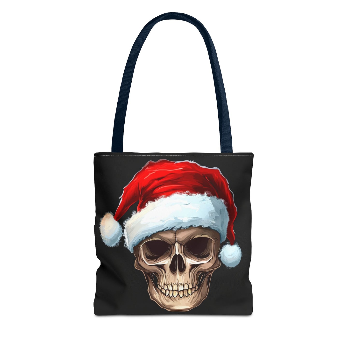 Santa Hat Skull Tote Bag (AOP)