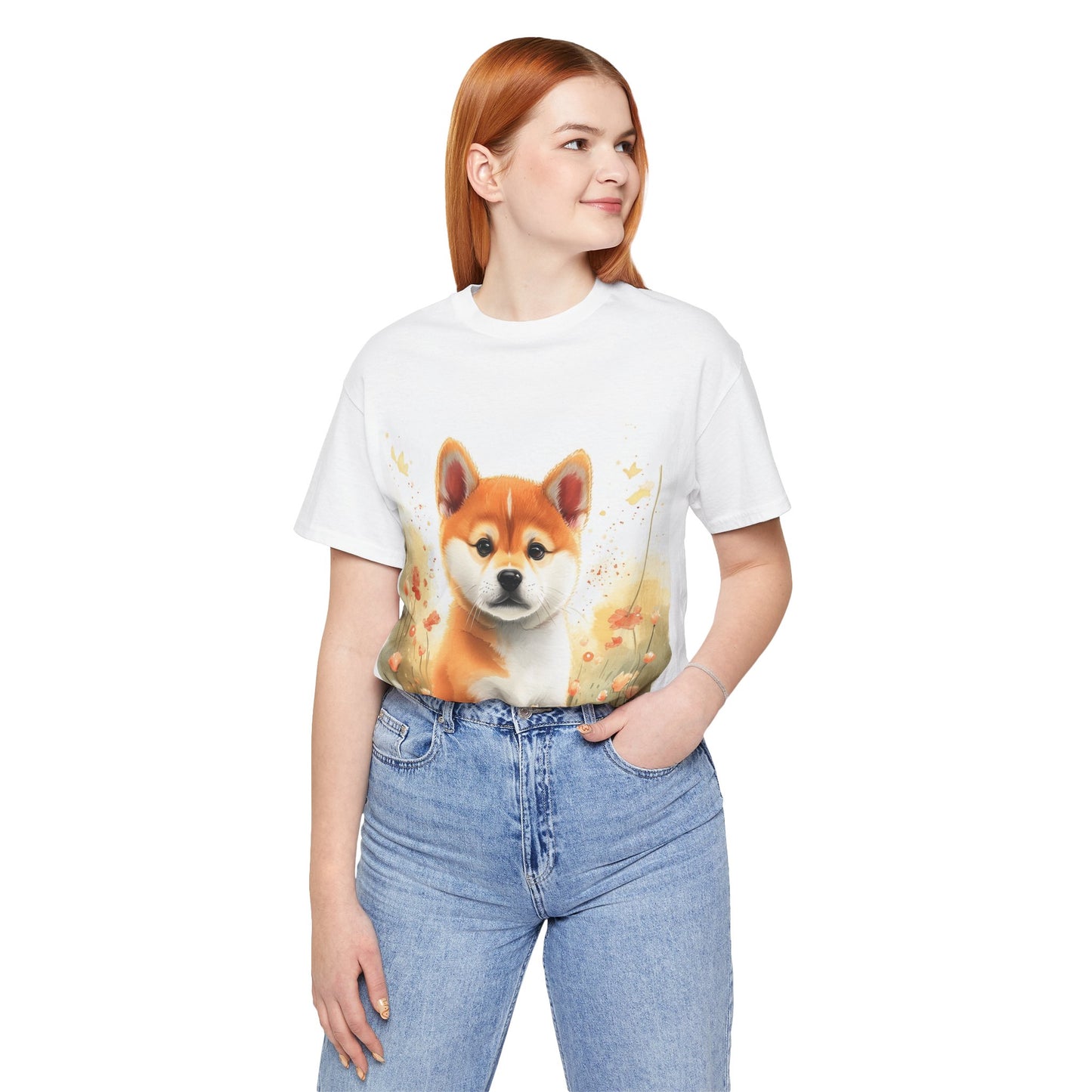 Shiba Inu Unisex Jersey Short Sleeve Tee