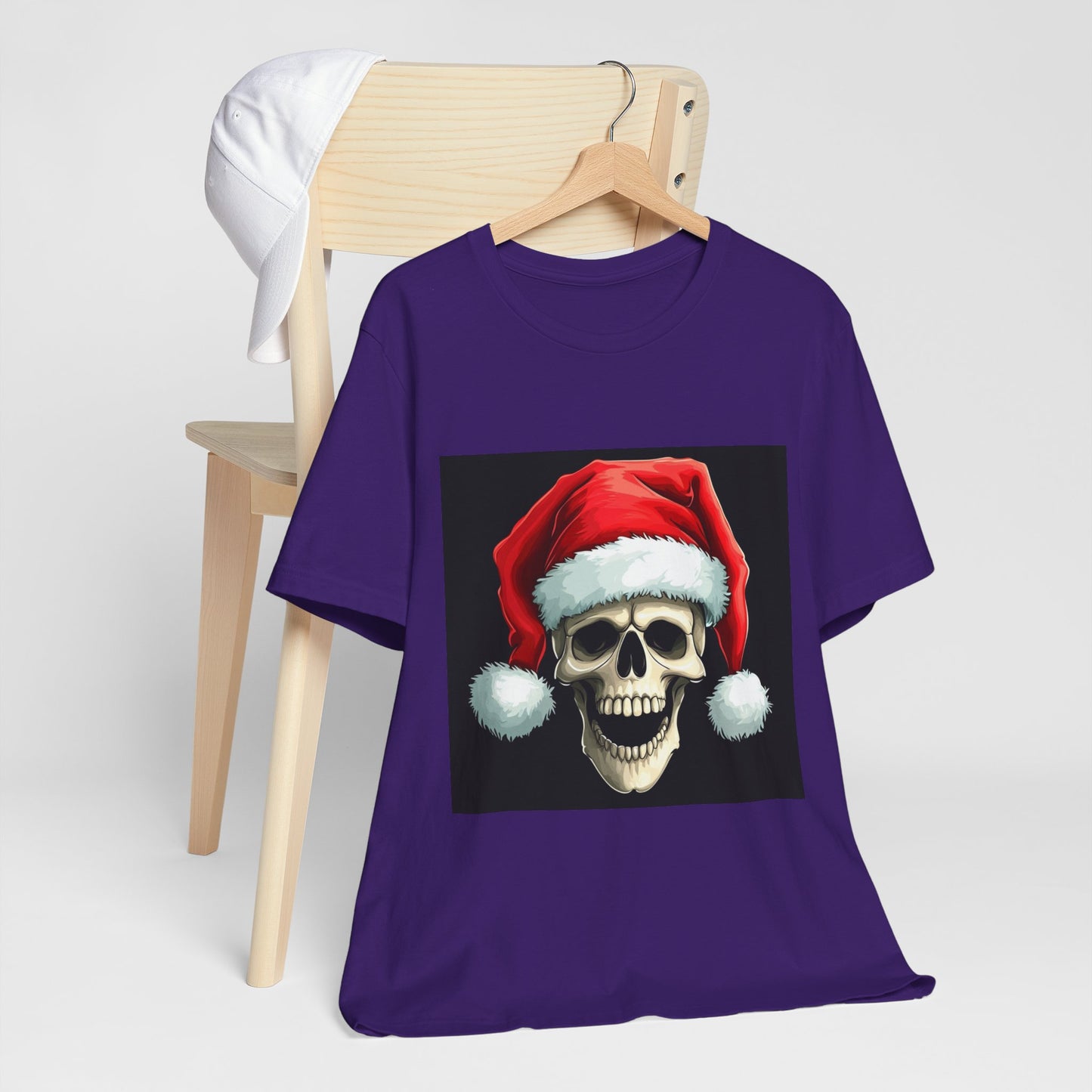 Dark Spooky Jester Skull Unisex Jersey Tee