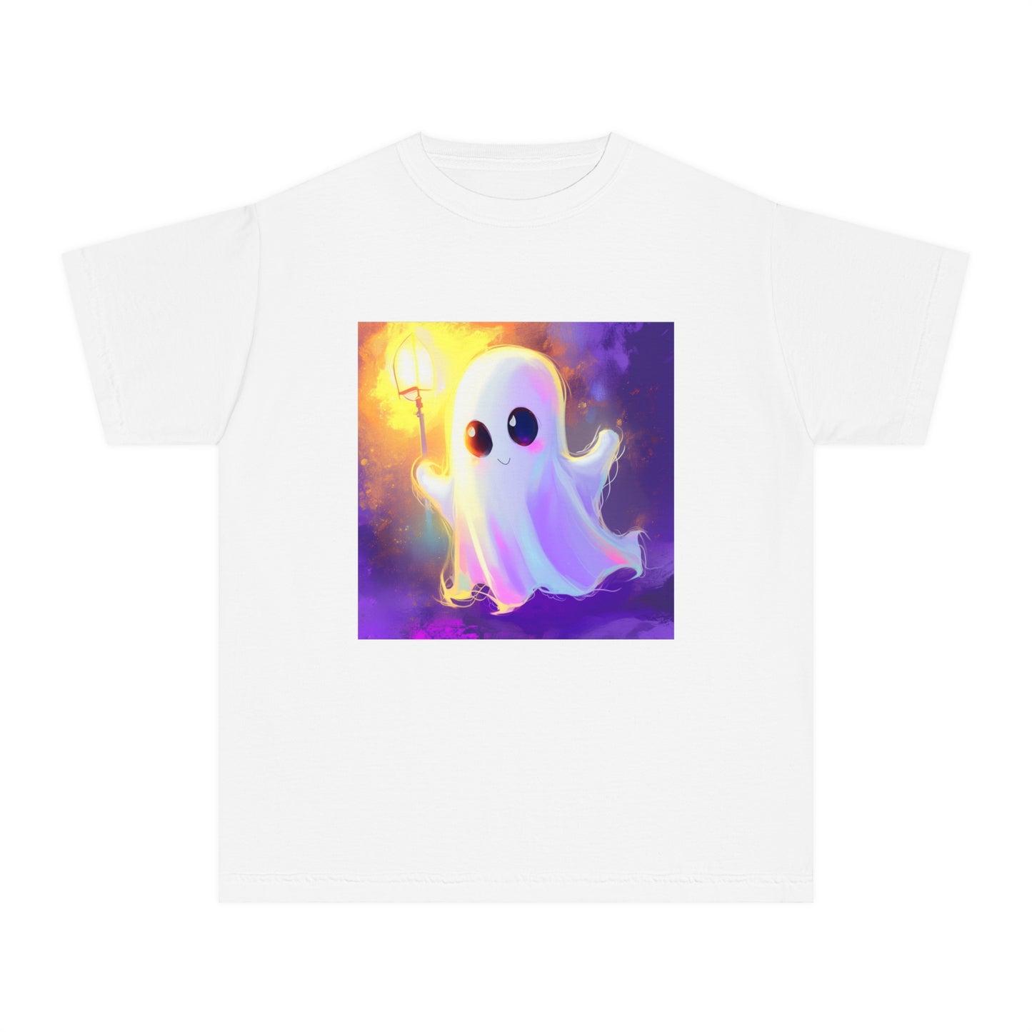 Cute Cartoon Ghost Youth Midweight Tee