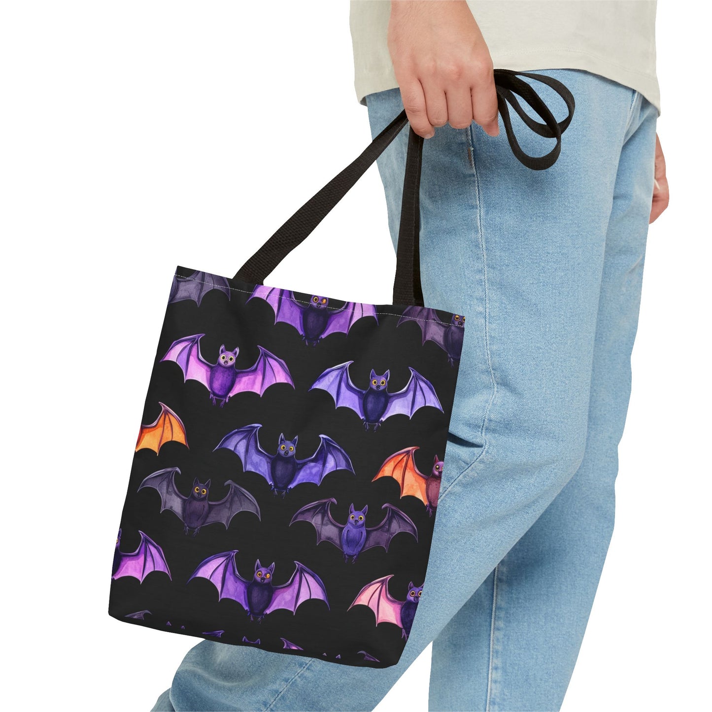 Cute Bat Pattern Tote Bag (AOP)