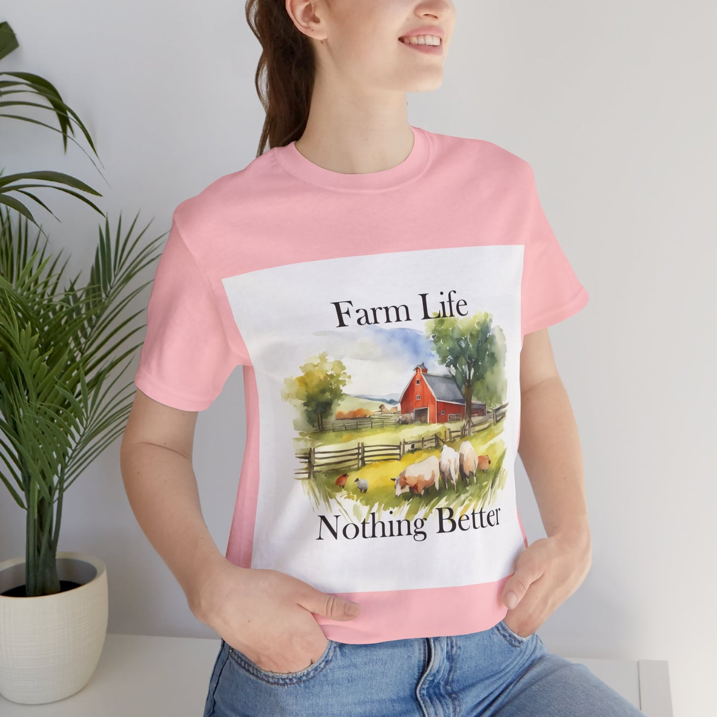 Farm Life Unisex Jersey Short Sleeve Tee