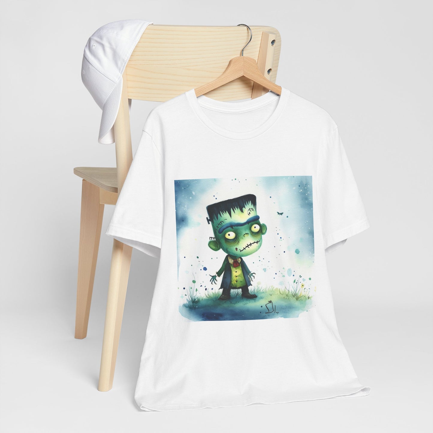 Cute Frankenstein Unisex Jersey Short Sleeve Tee