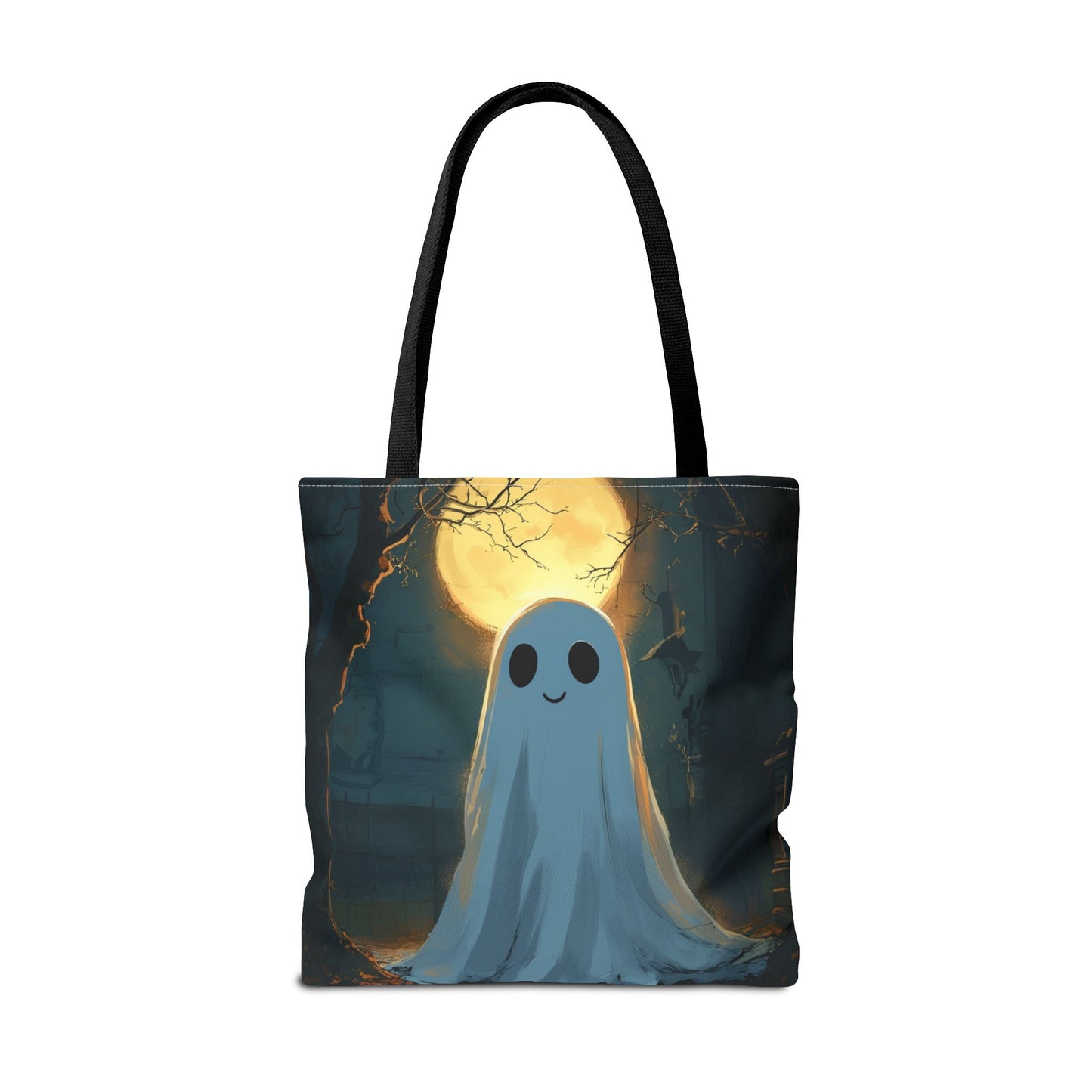 Cute Ghost Tote Bag (AOP)