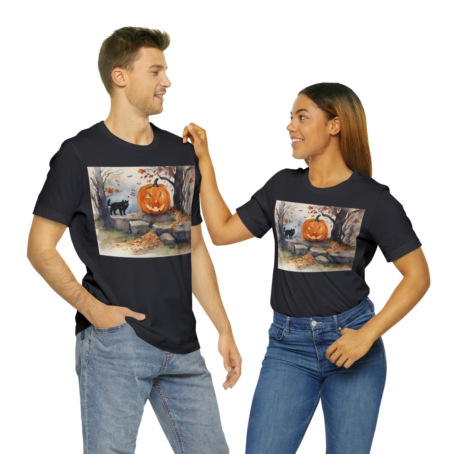 Halloween Jacko-lantern Unisex Jersey Short Sleeve Tee