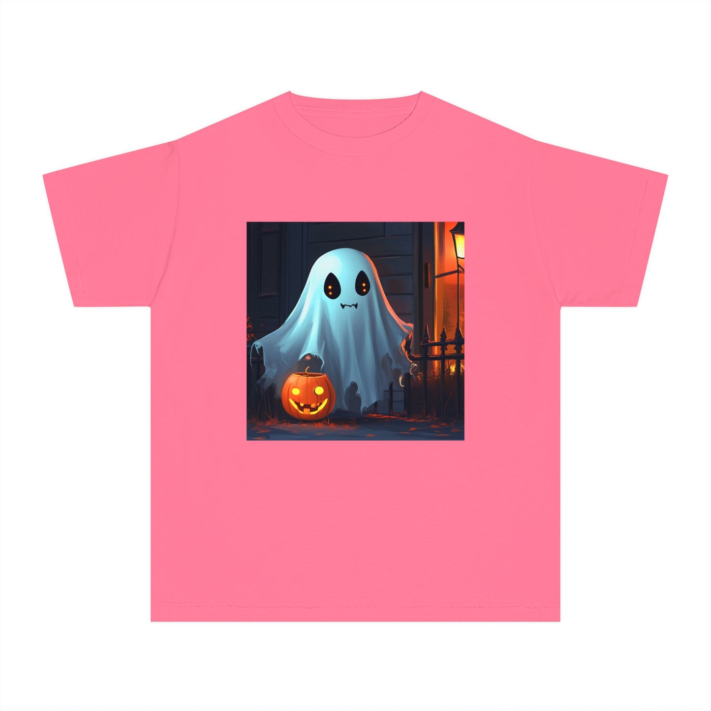 Ghost Trick or Treating Youth Midweight Tee