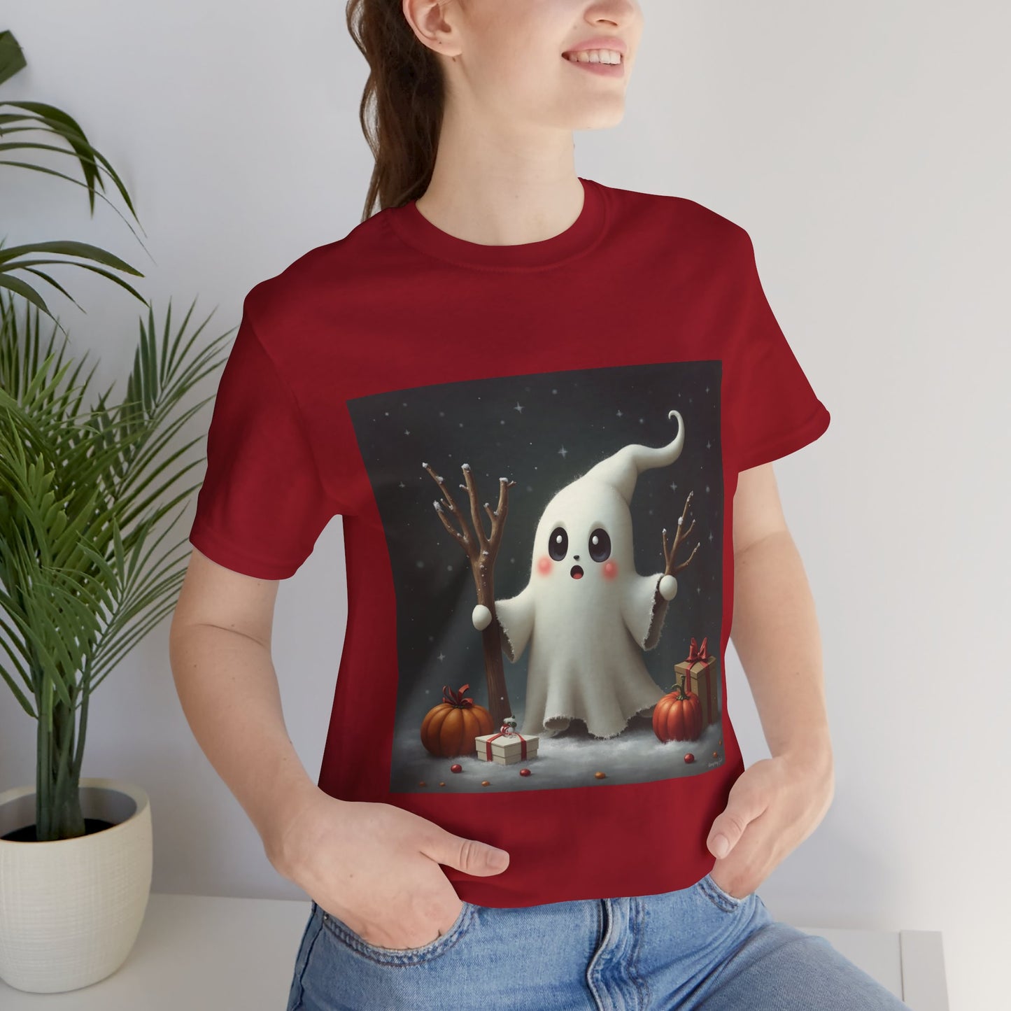 Holiday Decor Ghost Unisex Jersey Tee