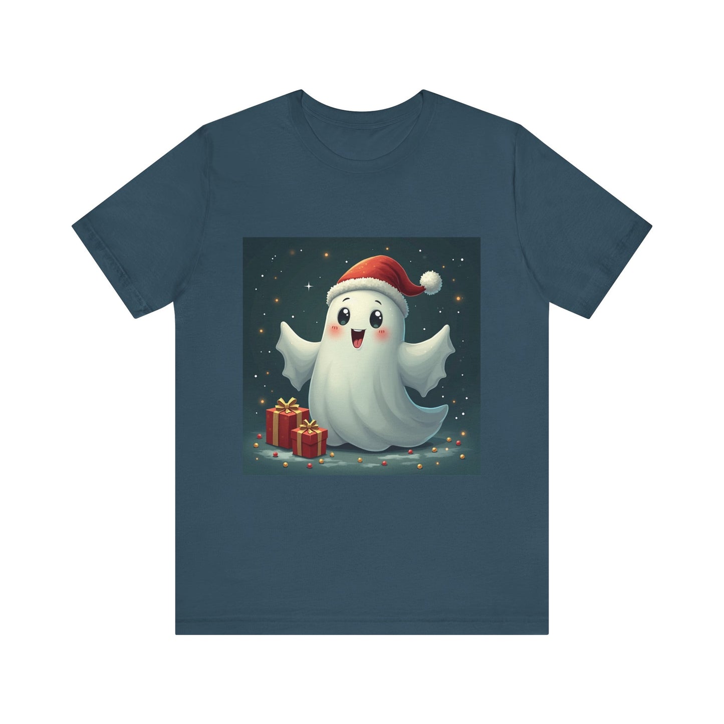 Christmas Presents Ghost Unisex Jersey Tee