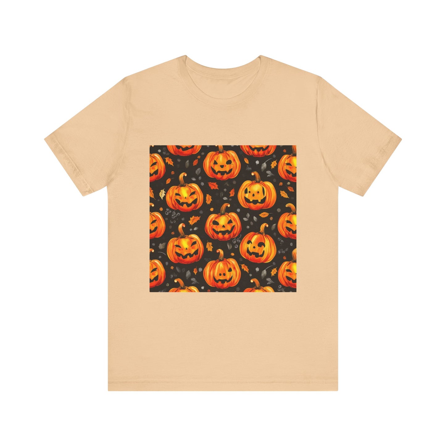 Cute Pumpkin Pattern Unisex Jersey Short Sleeve Tee